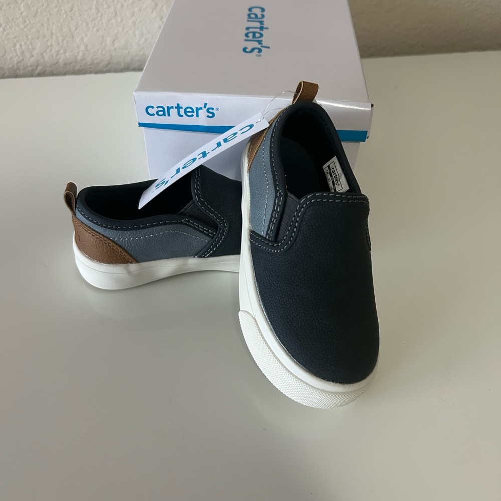 Carter's Toddler Navy Slip-On Sneakers